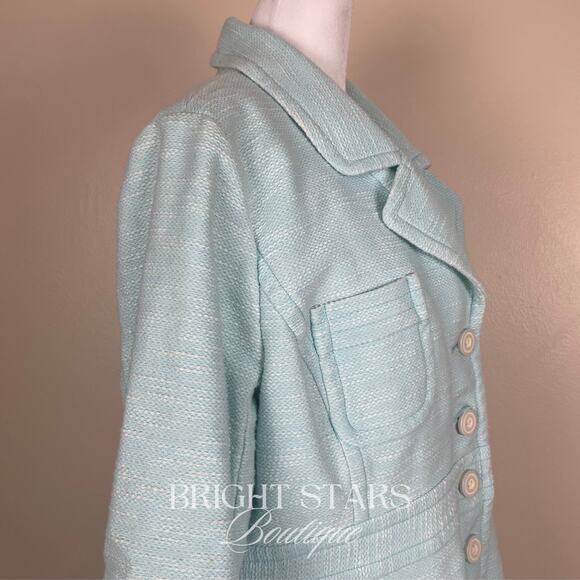 Rare Vintage Blue Coat ASO Rory Gilmore Girls Y2K Classic Spring Alexis Bledel - Picture 12 of 16